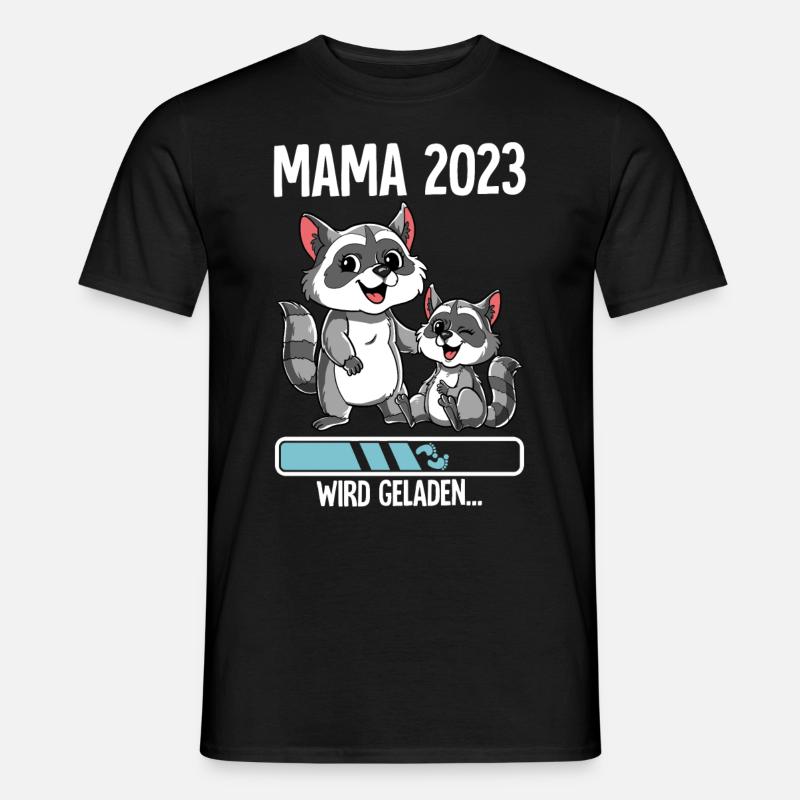 Werdende Mama 2023 - Männer T-Shirt - Schwarz