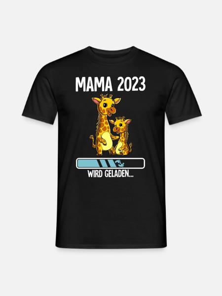 Werdende Mama 2023 - Männer T-Shirt - Schwarz