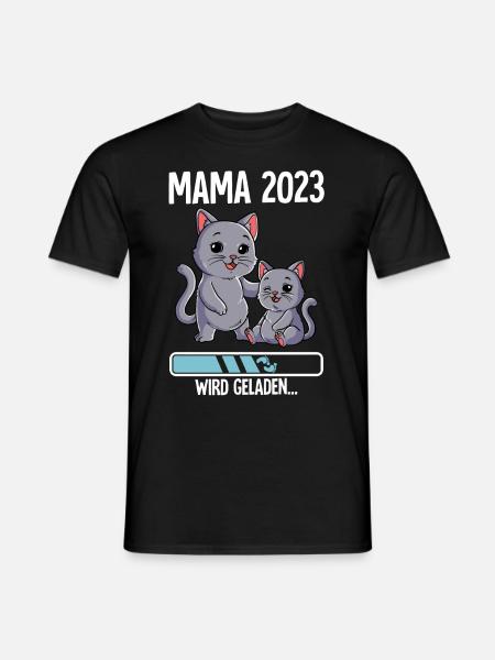 Werdende Mama 2023 - Männer T-Shirt - Schwarz