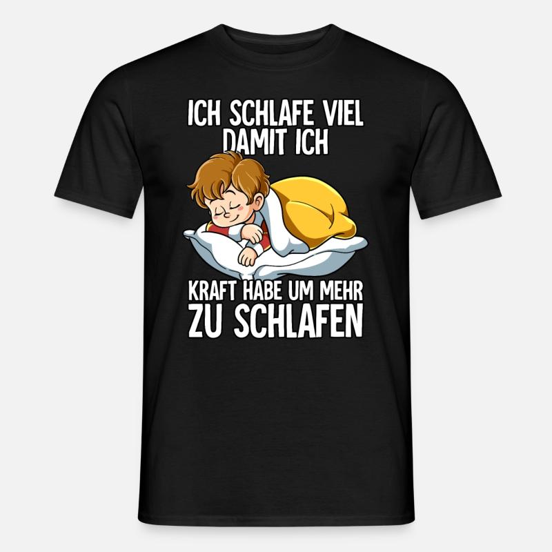 Ich Schlafe Junge - Männer T-Shirt - Schwarz