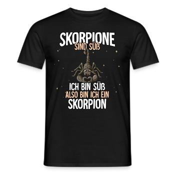 Skorpione Sind Süß Skorpion - Männer T-Shirt - Schwarz - Vorne - AI Model Male 178 light (178cm)