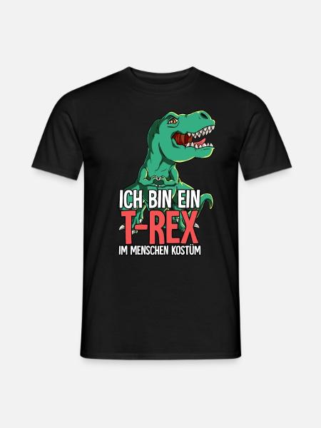Ich Bin Ein T-rex - Männer T-Shirt - Schwarz