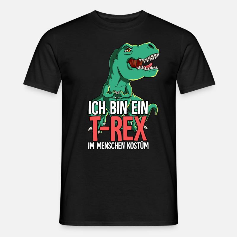 Ich Bin Ein T-rex - Männer T-Shirt - Schwarz