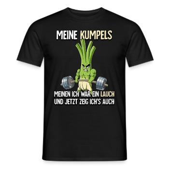 Lauch Bodybuilding Fitness Gym - Männer T-Shirt - Schwarz - Vorne - AI Model Male 178 light (178cm)