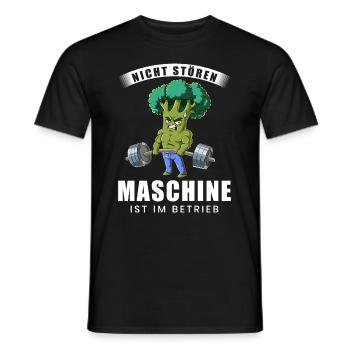 Nicht Stören Maschine In Betrieb Gym - Männer T-Shirt - Schwarz - Vorne - AI Model Male 178 light (178cm)