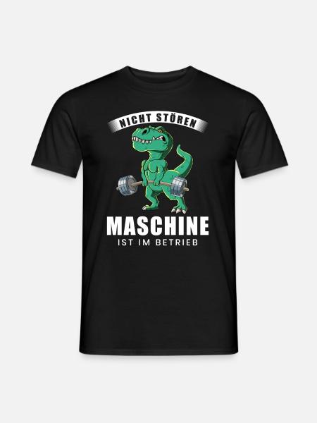 Nicht Stören Maschine In Betrieb Gym - Männer T-Shirt - Schwarz