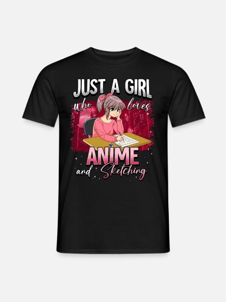 Anime Otaku Weeb - Men's T-Shirt - black
