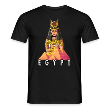 Egypte Isis Pharaon - T-shirt homme - noir - Devant - AI Model Male 178 light (178cm)
