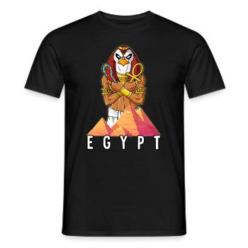 Ägypten Ra Pharao - Männer T-Shirt - Schwarz - Vorne - AI Model Male 178 light (178cm)