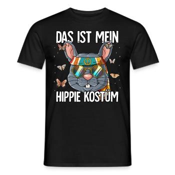 Das Ist Mein Hippie Kostüm 60er 70er Jahre Kostüm - Männer T-Shirt - Schwarz - Vorne - AI Model Male 178 light (178cm)