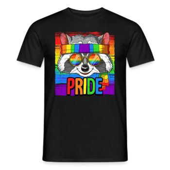 Fierté LGBTQ Christopher Street Day Costume Fierté - T-shirt homme - noir - Devant - AI Model Male 178 light (178cm)
