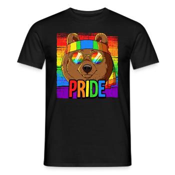 Pride LGBTQ Christopher Street Day Costume Pride - T-shirt homme - noir - Devant - AI Model Male 178 light (178cm)