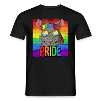 Fierté LGBTQ Christopher Street Day Costume Fierté - T-shirt homme - noir - Devant - AI Model Male 178 light (178cm)