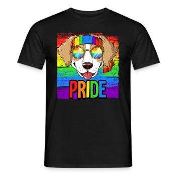 Pride LGBTQ Christopher Street Day Costume Pride - Men's T-Shirt - black - Front - AI Model Male 178 light (178cm)