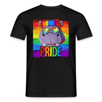 Fierté LGBTQ Christopher Street Day Costume Fierté - T-shirt homme - noir - Devant - AI Model Male 178 light (178cm)