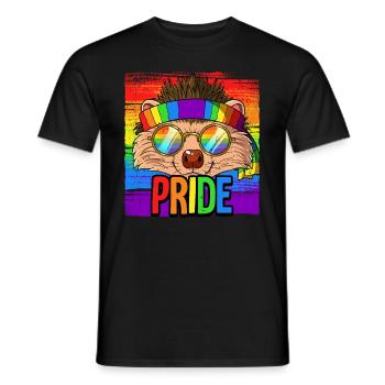 Fierté LGBTQ Christopher Street Day Costume Fierté - T-shirt homme - noir - Devant - AI Model Male 178 light (178cm)