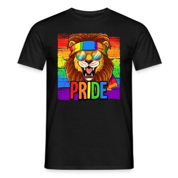 Fierté LGBTQ Christopher Street Day Costume Fierté - T-shirt homme - noir - Devant - AI Model Male 178 light (178cm)