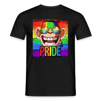 Fierté LGBTQ Christopher Street Day Costume Fierté - T-shirt homme - noir - Devant - AI Model Male 178 light (178cm)