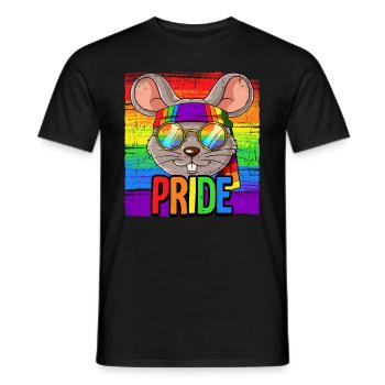 Fierté LGBTQ Christopher Street Day Costume Fierté - T-shirt homme - noir - Devant - AI Model Male 178 light (178cm)