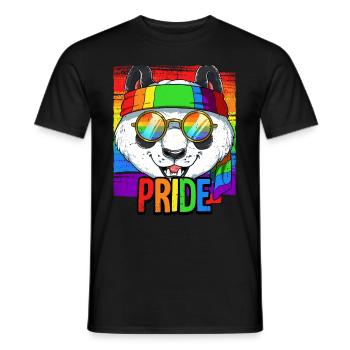 Fierté LGBTQ Christopher Street Day Costume Fierté - T-shirt homme - noir - Devant - AI Model Male 178 light (178cm)