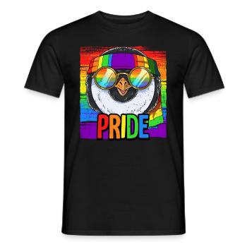 Fierté LGBTQ Christopher Street Day Costume Fierté - T-shirt homme - noir - Devant - AI Model Male 178 light (178cm)