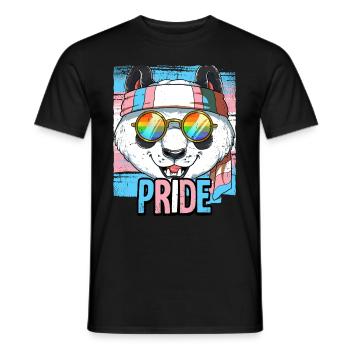 Pride LGBTQ Transgender Flagge Kostüm Pride Month - Männer T-Shirt - Schwarz - Vorne - AI Model Male 178 light (178cm)