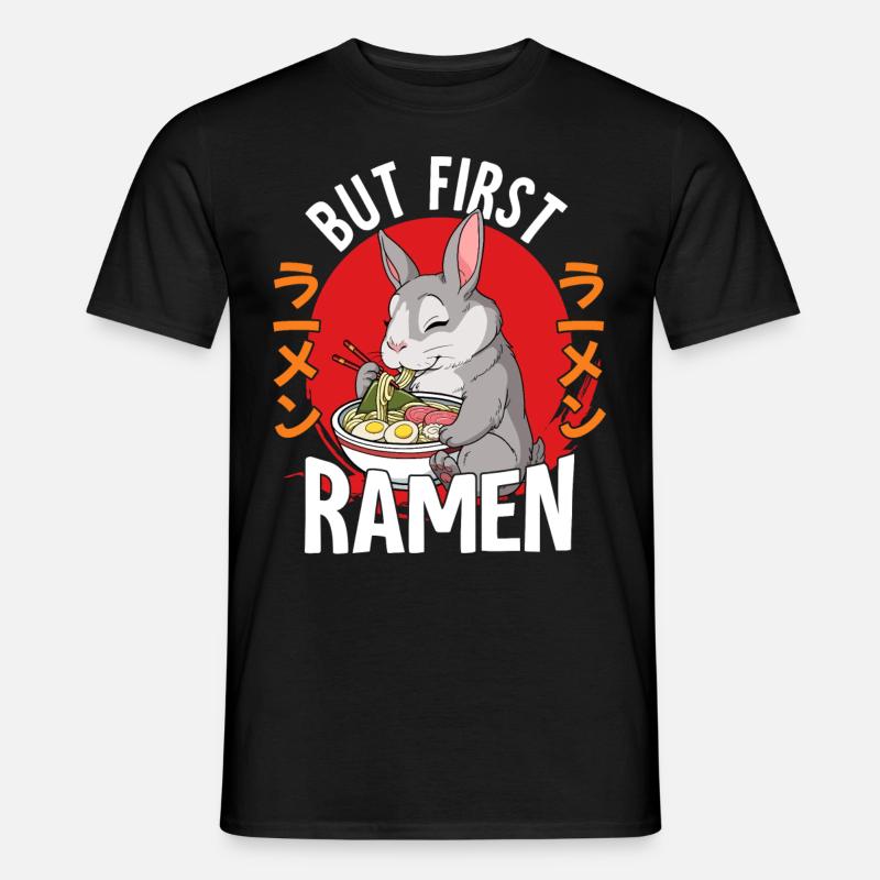 But First Ramen - Men’s T-shirt - black