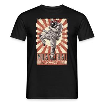 Muay Thaï - T-shirt homme - noir - Devant - AI Model Male 178 light (178cm)