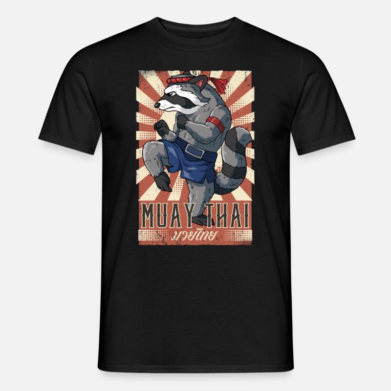 Muay Thai - Männer T-Shirt - Schwarz