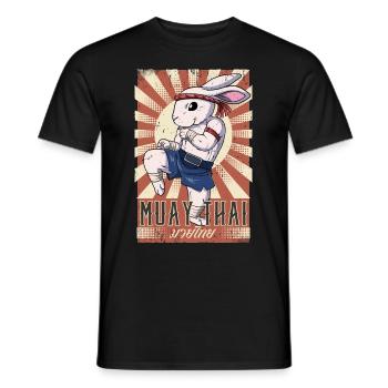 Muay Thaï - T-shirt homme - noir - Devant - AI Model Male 178 light (178cm)