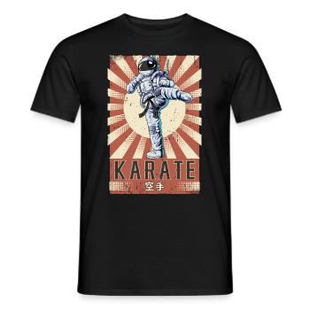 Karate - Männer T-Shirt - Schwarz - Vorne - AI Model Male 178 light (178cm)