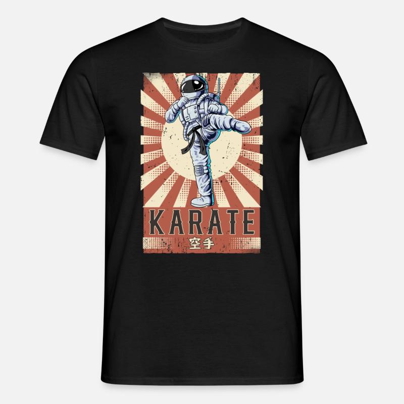 Karate - Männer T-Shirt - Schwarz