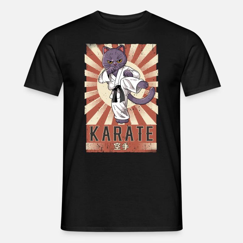 Karate - Männer T-Shirt - Schwarz