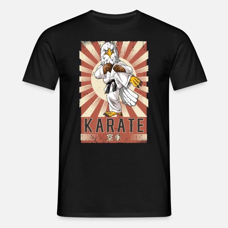 Karate - Männer T-Shirt - Schwarz