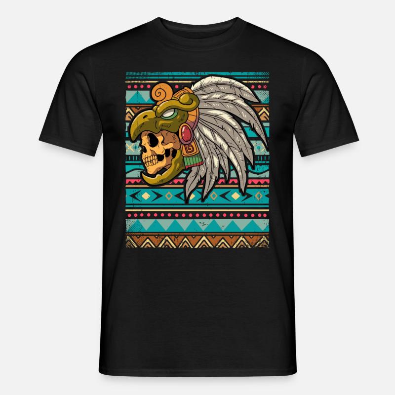 Mexican Aztec warrior Aztecs - Men’s T-shirt - black