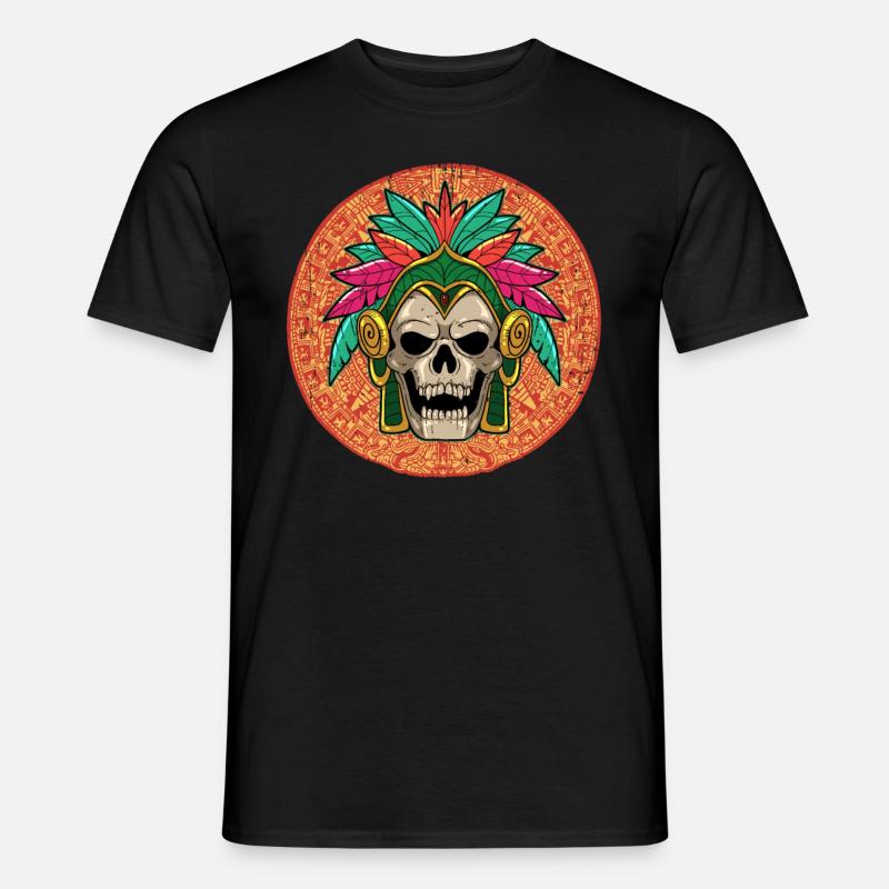Mexican Aztec warrior Aztecs - Men’s T-shirt - black