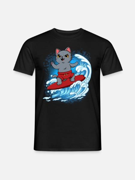 Wave surfers Surfers Surfers - Men's T-Shirt - black