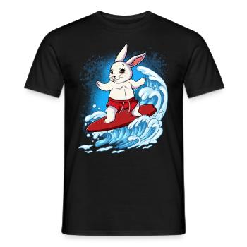 Surfeurs de vagues Surfeurs Surfeurs - T-shirt homme - noir - Devant - AI Model Male 178 light (178cm)