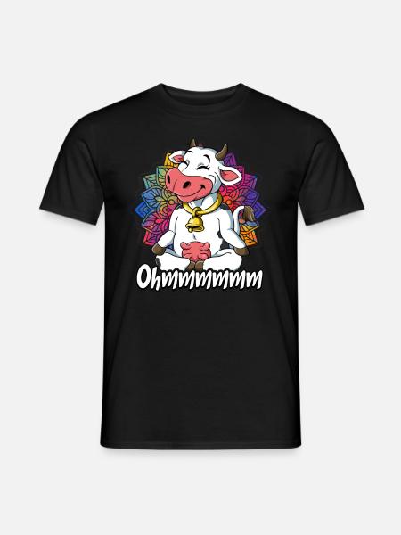Yoga Ohmmm Namaste - Men's T-Shirt - black