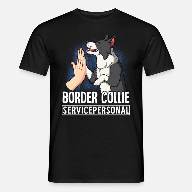 Border Collie - Männer T-Shirt - Schwarz