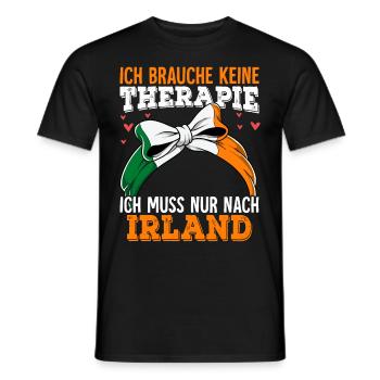 Irland - Männer T-Shirt - Schwarz - Vorne - AI Model Male 178 light (178cm)