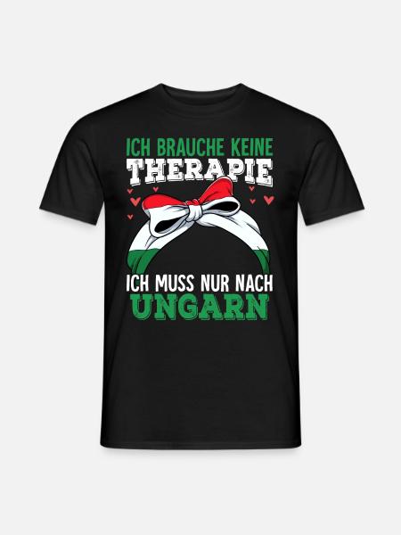 Ungarn - Männer T-Shirt - Schwarz