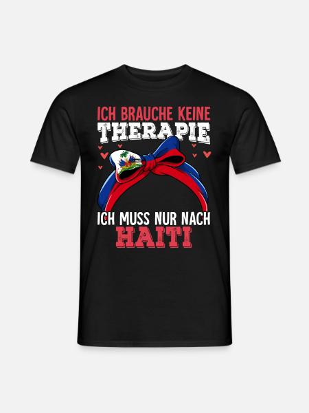 Haiti - Männer T-Shirt - Schwarz