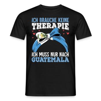 Guatemala - Männer T-Shirt - Schwarz - Vorne - AI Model Male 178 light (178cm)