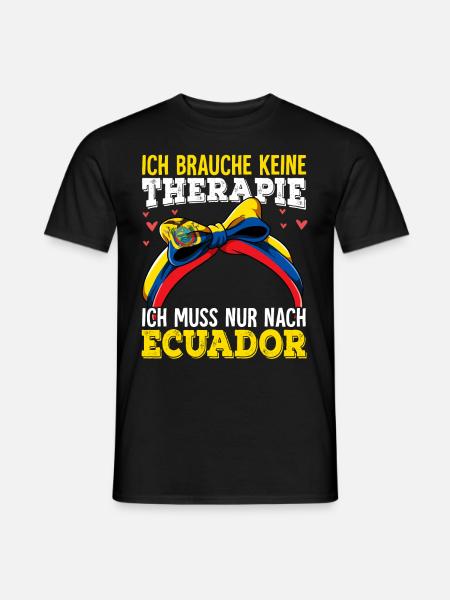 Ecuador - Männer T-Shirt - Schwarz