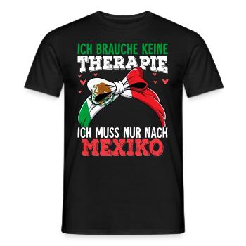 Mexiko - Männer T-Shirt - Schwarz - Vorne - AI Model Male 178 light (178cm)