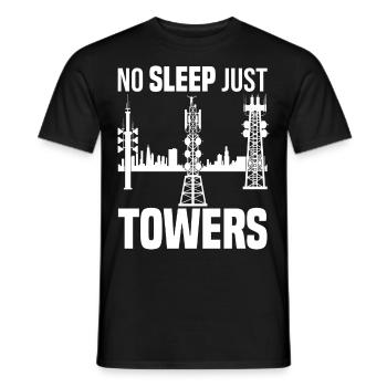 Industrieklettern | Industriekletterer Geschenk - Männer T-Shirt - Schwarz - Vorne - AI Model Male 178 light (178cm)