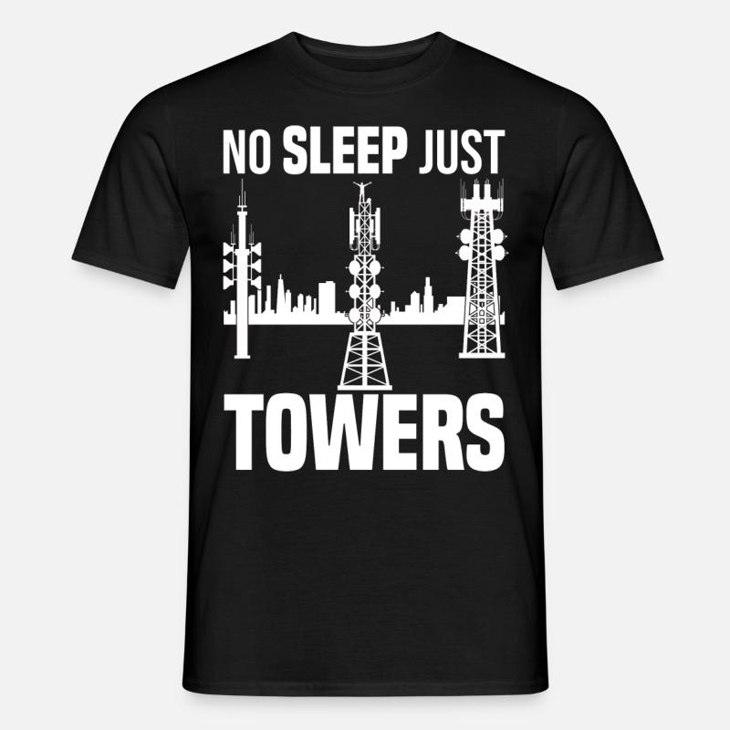 Industrieklettern | Industriekletterer Geschenk - Männer T-Shirt - Schwarz