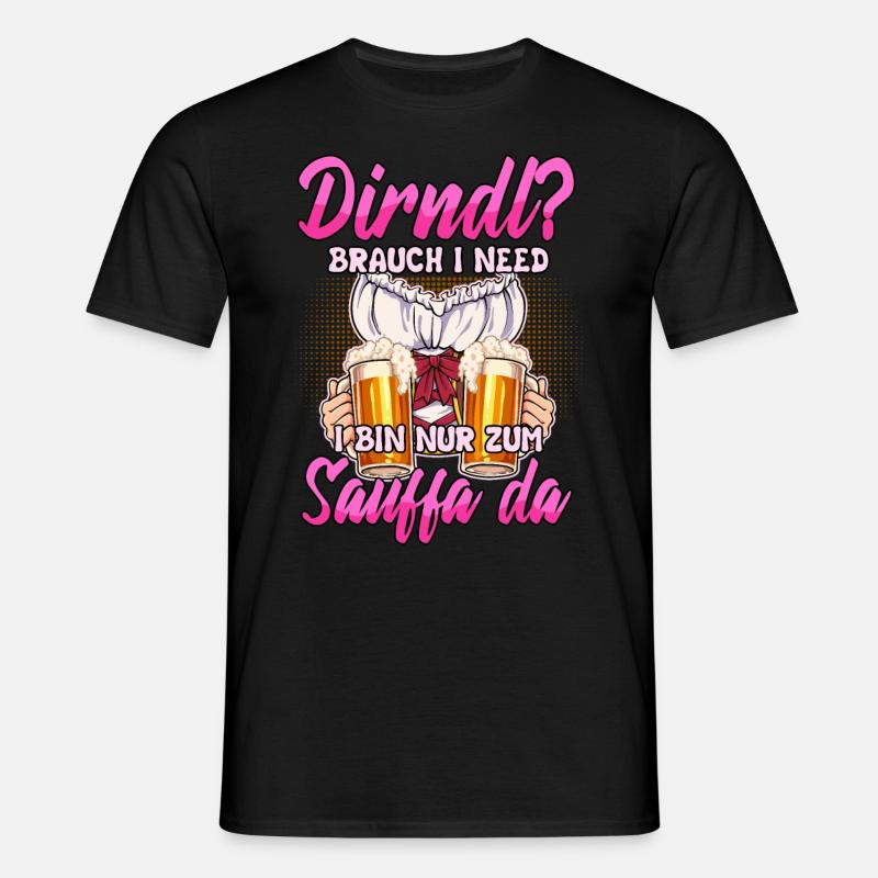 Dirndl Replacement - Men's T-Shirt - black