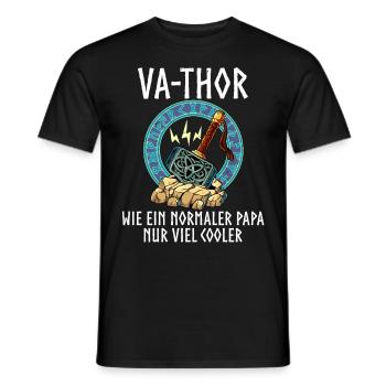 Vathor - Männer T-Shirt - Schwarz - Vorne - AI Model Male 178 light (178cm)